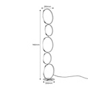Aluminum LED floor lamp "NATALIE" - 30W - Warm Light