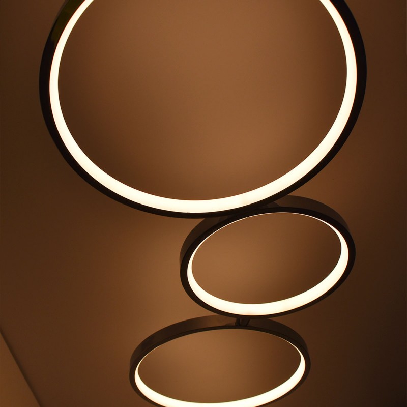 Aluminum LED floor lamp "NATALIE" - 30W - Warm Light