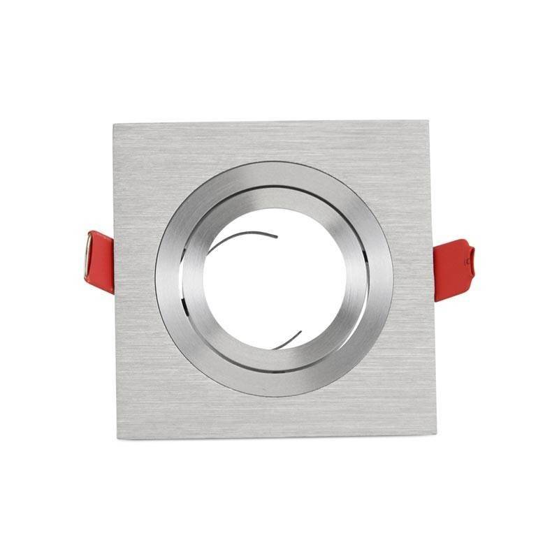 PREMIUM square tilting downlight for GU10 / MR16