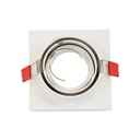 PREMIUM square tilting downlight for GU10 / MR16