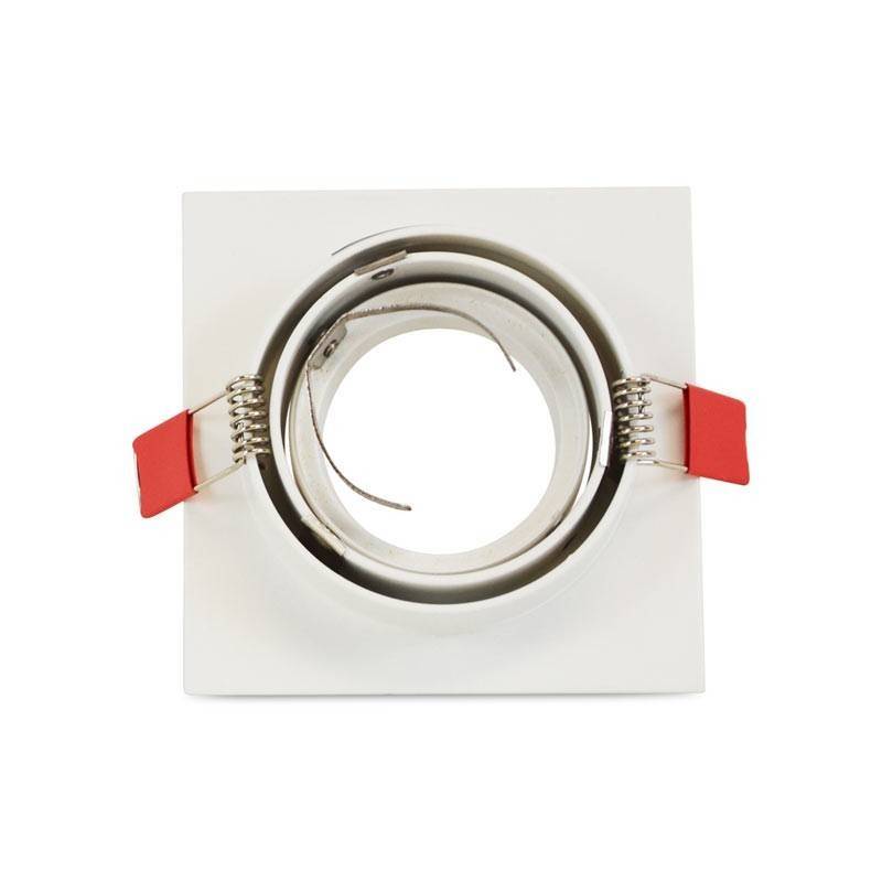 PREMIUM square tilting downlight for GU10 / MR16