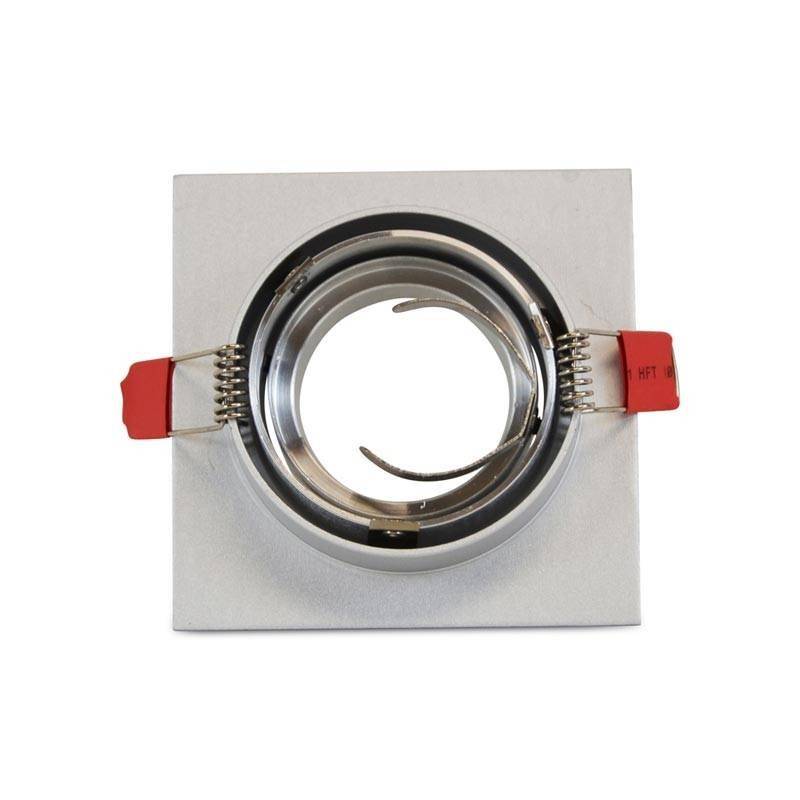 PREMIUM square tilting downlight for GU10 / MR16