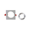 PREMIUM square tilting downlight for GU10 / MR16