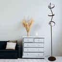 Aluminum LED floor lamp "GARLAND HOLLYWOOD" - 15W - Warm Light