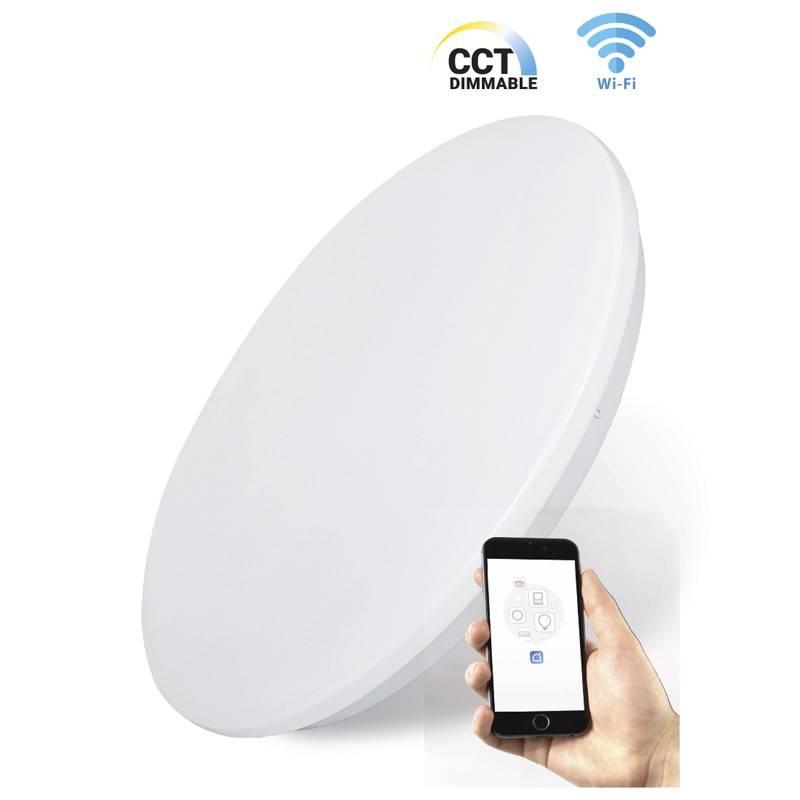 SMART - CCT WIFI surface mounted LED ceiling light 24W - IP20