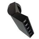 Surface mount base for single-phase LED track spotlights