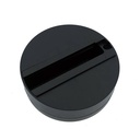 Surface mount base for single-phase LED track spotlights