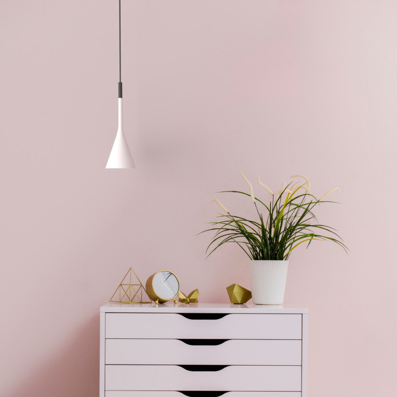 Modern pendant lamp "Calyx" - E27