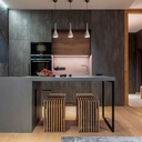 Modern pendant lamp "Calyx" - E27