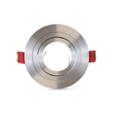 PREMIUM tilting circular downlight ring for LED GU10 bulb