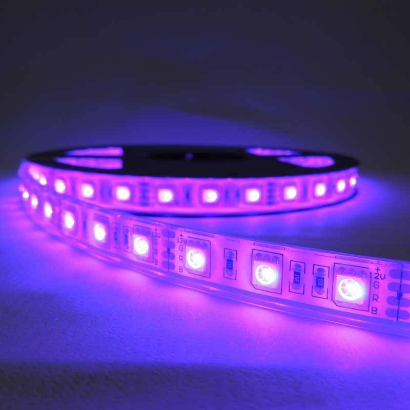 LED Strip 12V-DC 72W 10mm multicolor RGB IP67 (SMD505050 60ch/m) 5 meter roll