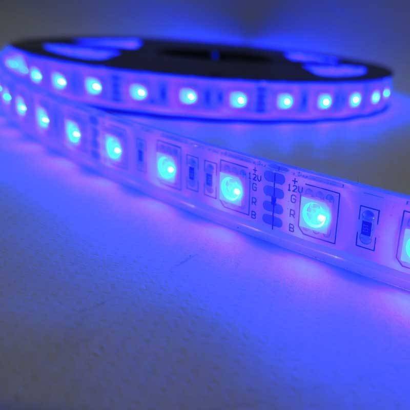 LED Strip 12V-DC 72W 10mm multicolor RGB IP67 (SMD505050 60ch/m) 5 meter roll