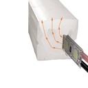 Flexible silicone sleeve 10x18mm to convert LED strip to neon (5meters)