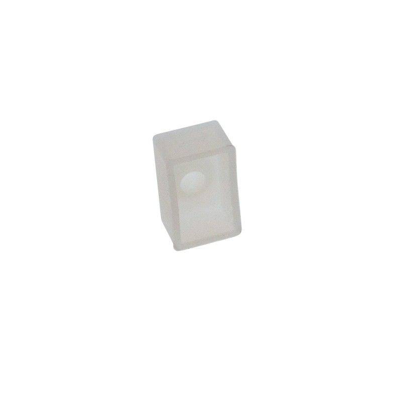 Plug for silicone flexible profile 10x18mm
