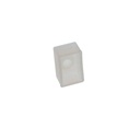 Plug for silicone flexible profile 10x18mm