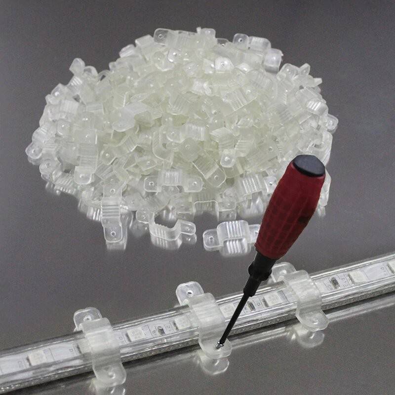 Fastening clip for LED strip 230V-DC 60CH/ML SMD5050