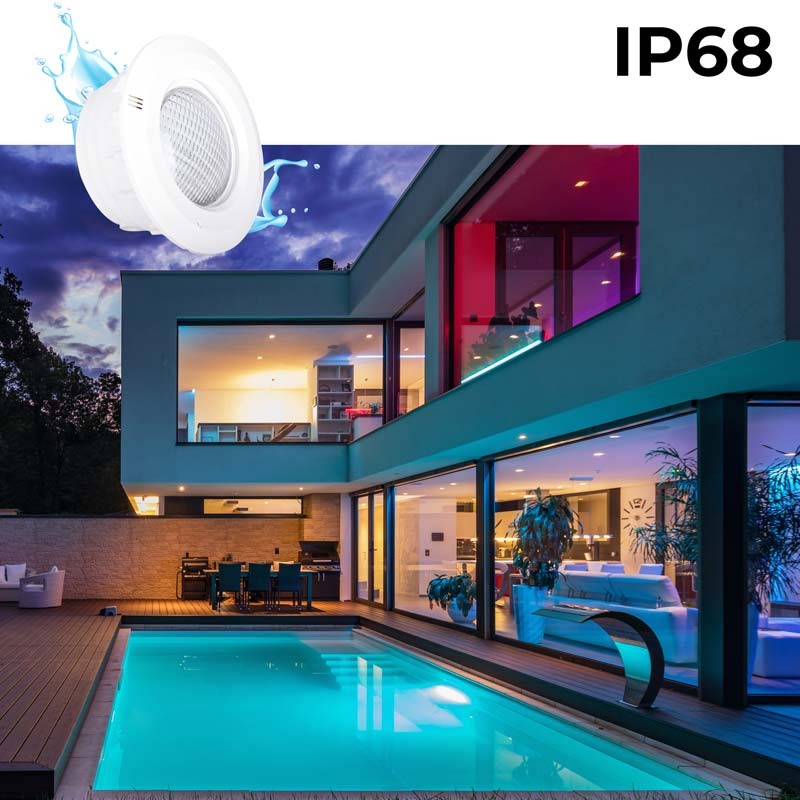 Recessed pool light niche for PAR56 bulb - IP68