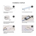 2040LM 18W IP65 circular surface mounted LED ceiling light 2040LM 18W IP65