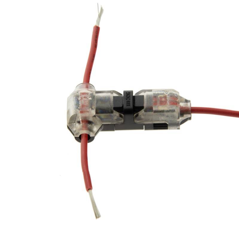 Quick T-connector for 1 cable in parallel - max. 36V - 9A