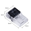 Quick connector CLIP 2 pin - Strip to PCB cable 8mm IP20 max. 24V