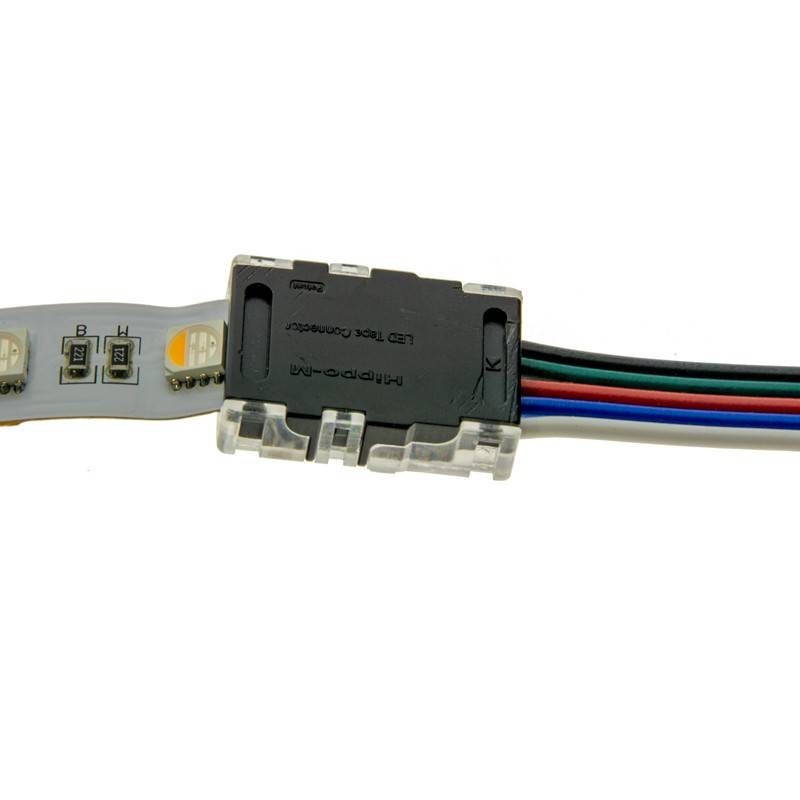 Quick connector 5 pin RGBW - Strip to PCB cable 12mm IP20 Max. 24V