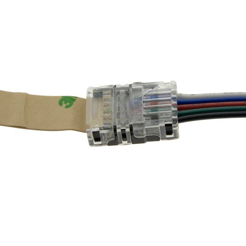 Quick connector 5 pin RGBW - Strip to PCB cable 12mm IP20 Max. 24V