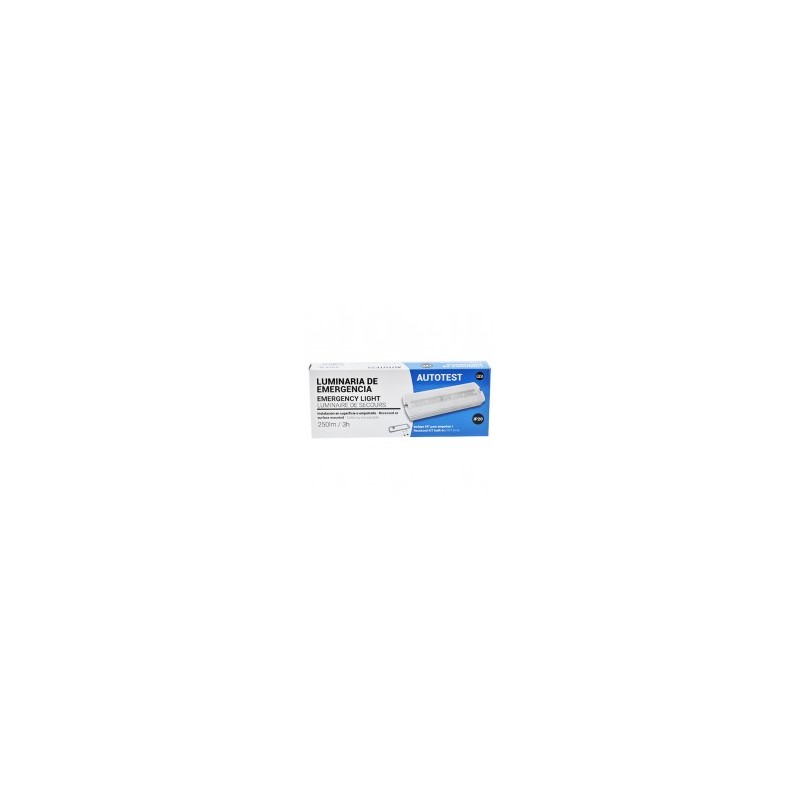 SELF TEST LED emergency light - 3W - 250lm - Autonomy 3h