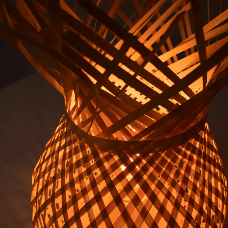 Wicker table lamp "VIMET".