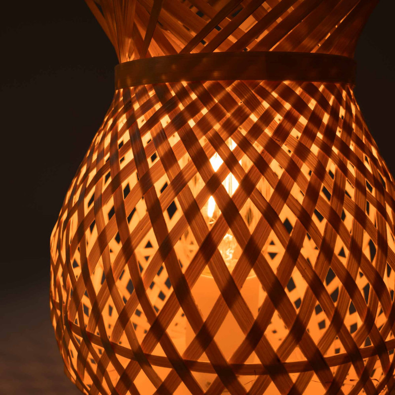 Wicker table lamp "VIMET".