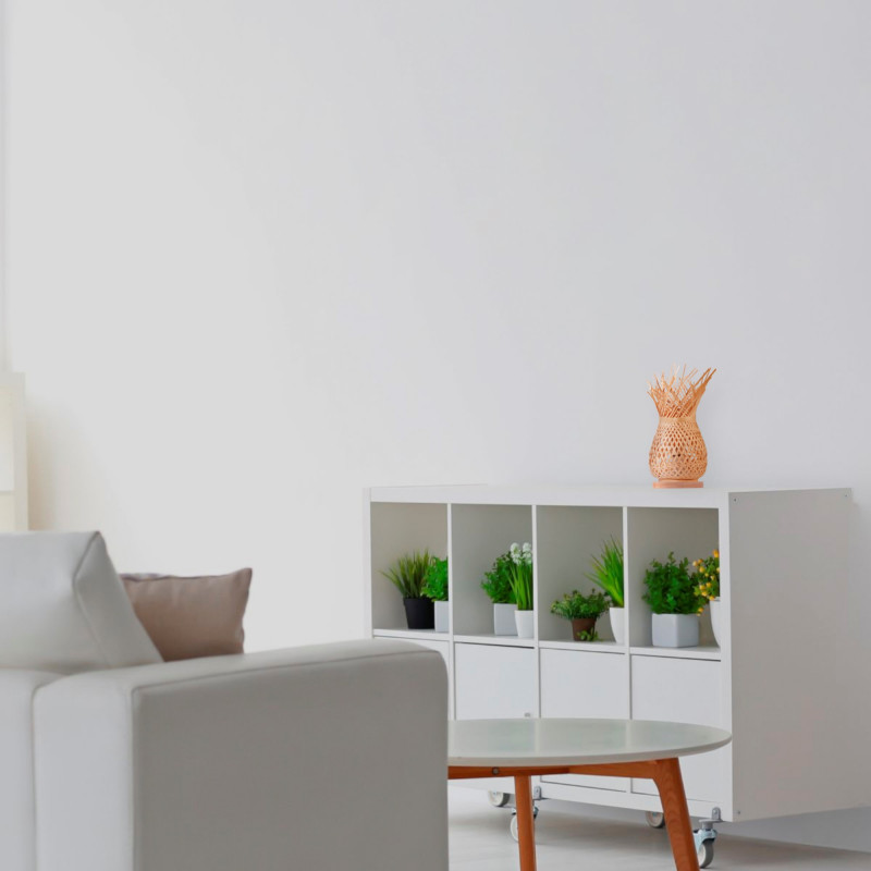Wicker table lamp "VIMET".