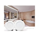 Waterproof recessed LED downlight CCT - 7W - IP44 - Cut Ø 68-75mm