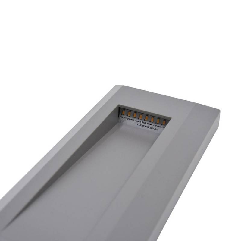 Rectangular 1W LED surface beacon for outdoor use IP65