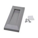 Rectangular 1W LED surface beacon for outdoor use IP65
