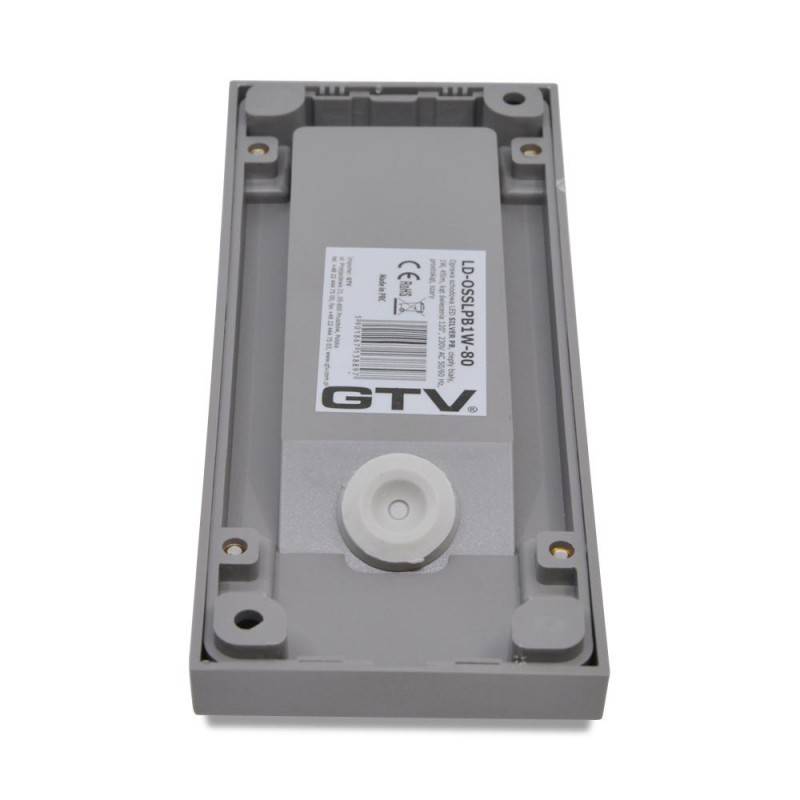 Rectangular 1W LED surface beacon for outdoor use IP65