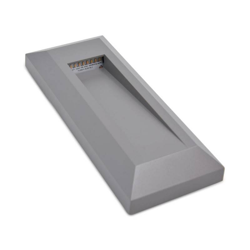 Rectangular 1W LED surface beacon for outdoor use IP65