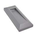 Rectangular 1W LED surface beacon for outdoor use IP65