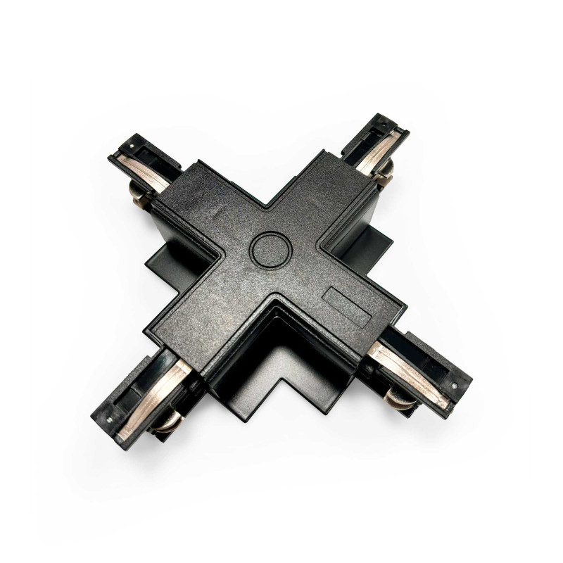 Rigid X-joint for embedded three-phase track