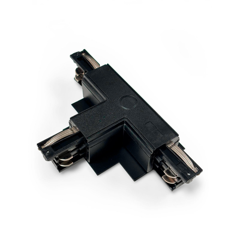 Rigid tee for recessed three-phase rail - LEFT
