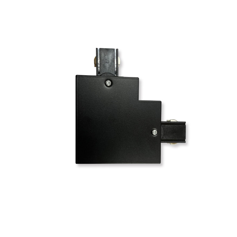 L-joint for recessed three-phase rail - 90º - LEFT