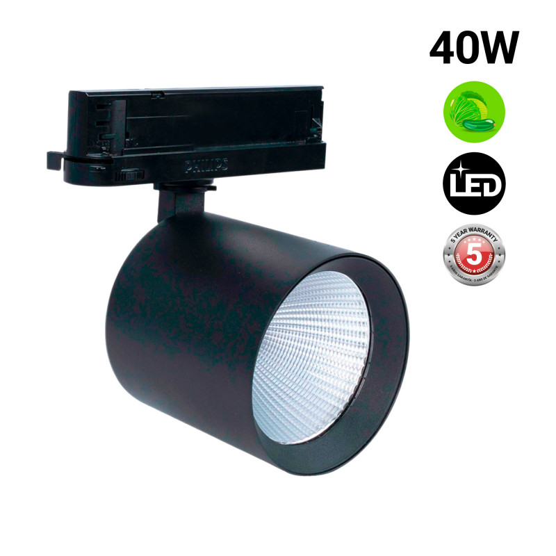 LED 3-phase track spotlight - 40W - Greengrocers - Philips Xitanium Driver