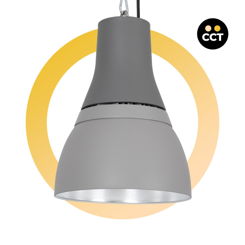 Commercial LED High Bay - CCT - (25W / 40W / 60W / 80W) - Aluminum diffuser - UGR19 - Lifud Driver 0-10V