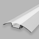 Profil LED trake za pod medialuna - Površinski - 9x52mm - S difuzorom - 2 metra