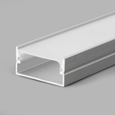 Profile LED strip surface - 10x30mm - With diffuser - 2 meters