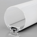 Cylindrical Suspended LED Strip Profile - ø 60 mm - With Diffuser - 2 Metres