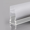 Profil med diffuser for glassverk 16x30 11mm