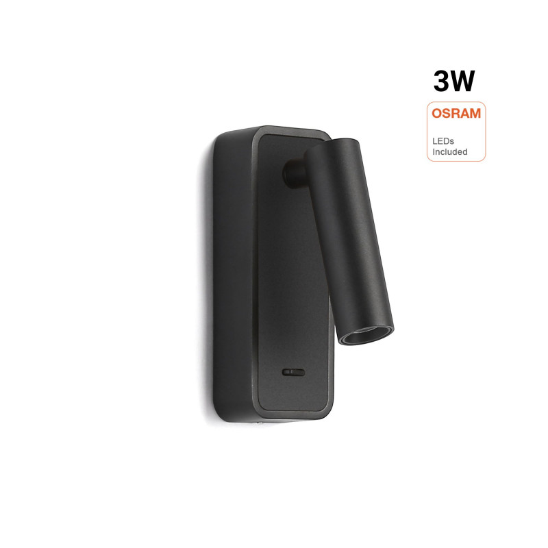 Lampe de lecture "RAAM" 3W - Réglable - OSRAM Chip