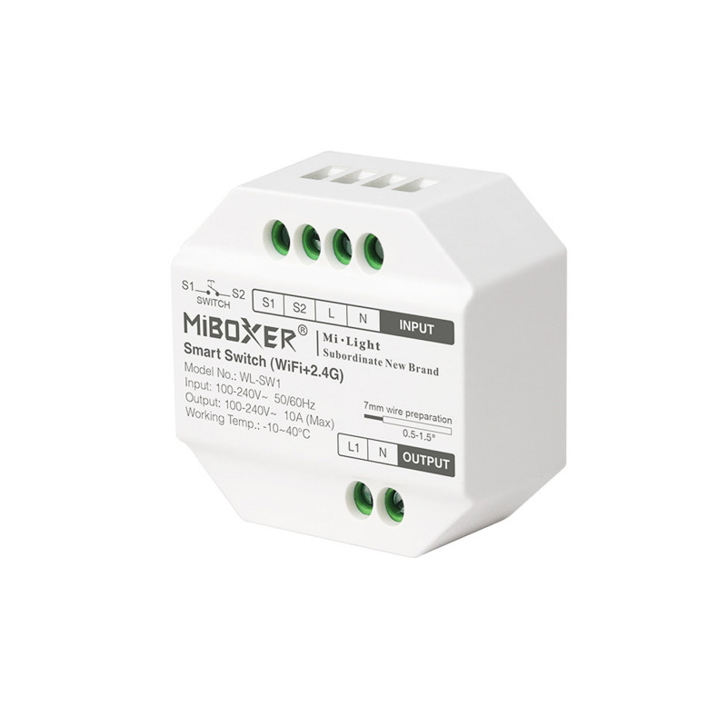 Smart switch - WiFi + 2.4GHz - Mi Boxer - WL-SW1