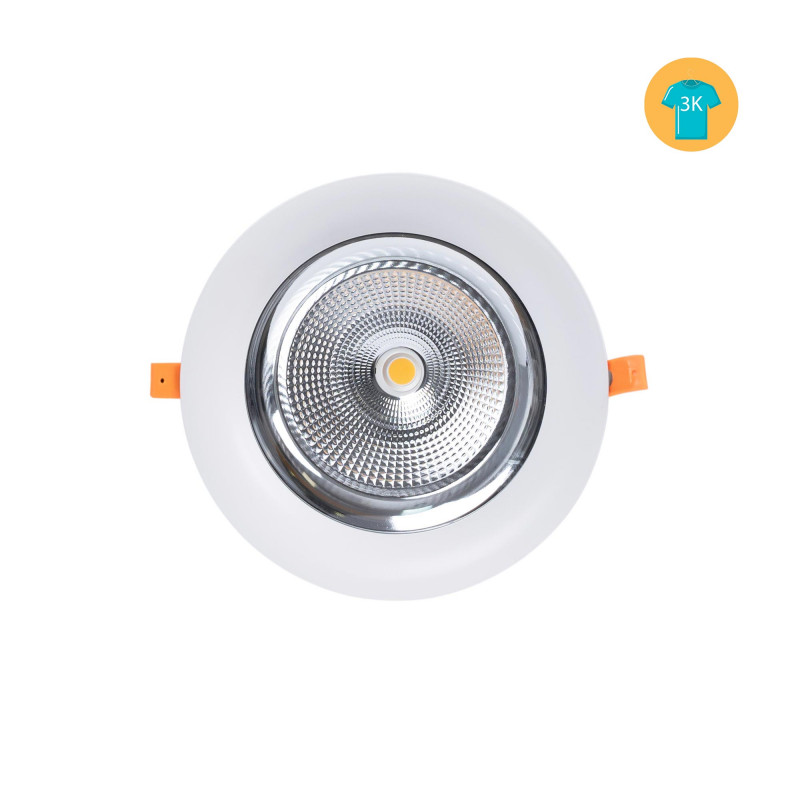 LED downlight posebno za prodavnice odeće i maloprodaju - 44W - Philips driver - Rez Ø210 mm