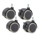 Satz mit 4 Rollen 50mm für Werbedisplay – Ref. DLS32 / DLS43 / DLS55