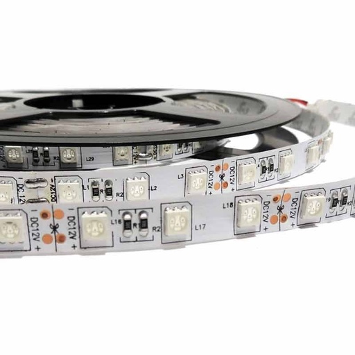 [B1538BC] Tira od LED-a 12V-DC 72W 10mm monokromatska IP20 (SMD5050 60cn/m) Rolna 5 metara (3000ºK (koristiti))